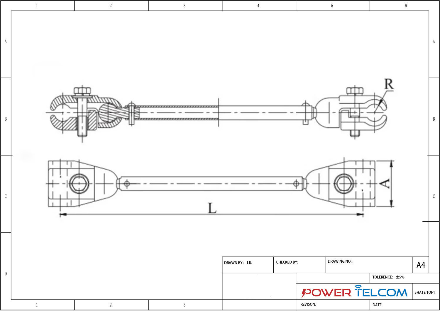 Spacer damper Drawing